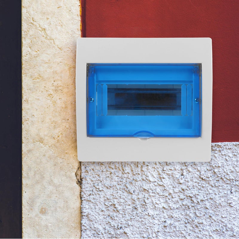 8 Circuit Weatherproof Outdoor Breaker Box Plastic Distribution Panel Cover for Home Hotel - Image 5