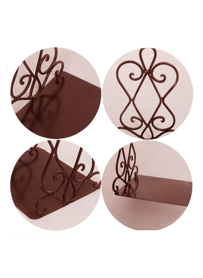 بيوينتي دعامات كتب فاخرة، دعامات كتب عتيقة، حامل منظم عتيق، رفوف مكتب مدرسية. مسند كتب مزخرف - Image 2