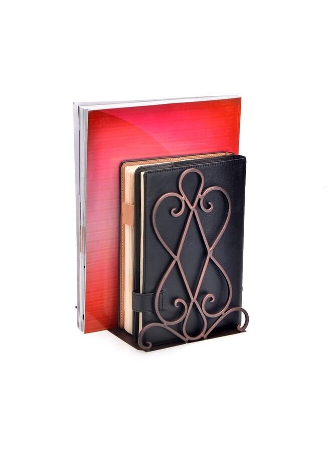 بيوينتي دعامات كتب فاخرة، دعامات كتب عتيقة، حامل منظم عتيق، رفوف مكتب مدرسية. مسند كتب مزخرف - Image 1