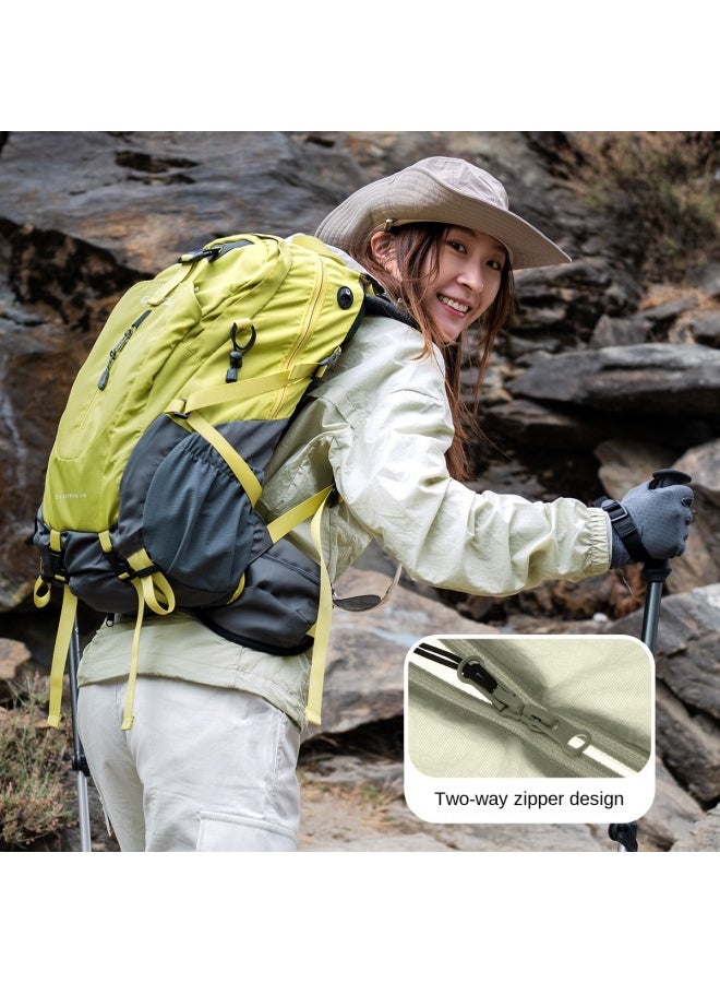 كاميل سترة واقية من الشمس ذات تبريد عالي UPF100+، ملابس خارجية مبردة مضادة للأشعة فوق البنفسجية للجنسين على طراز الأزواج - Image 5