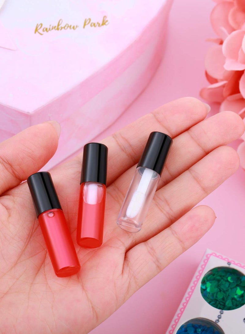 SUNSAR 20 Pieces Empty Tubes 0.8ml Transparent Containers Clear Refillable Bottles with Rubber Stoppers - Image 4