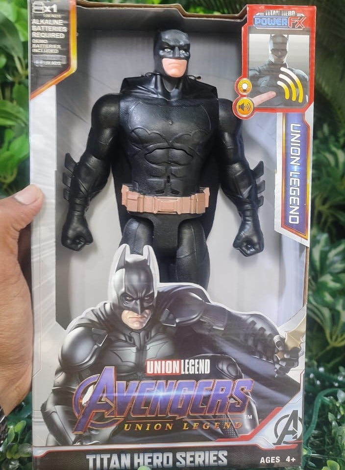 AVENGERS Titan hero series collectibles 12 Inch Batman Action Figure, Kids Toys For Boys And Girls Ages 3 + - Image 3