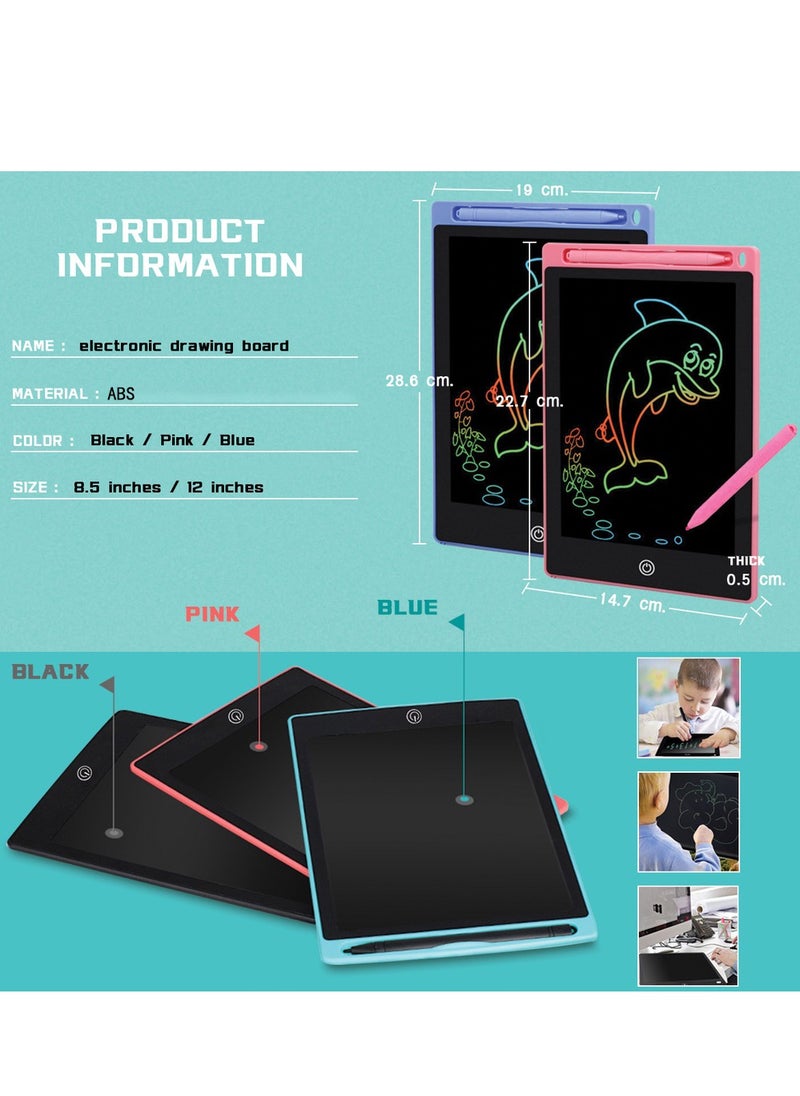Generic - Reusable Drawing Doard, Portable LCD Writing Tablet with Stylus, with High Fluency and Sensitivity. - Image 1