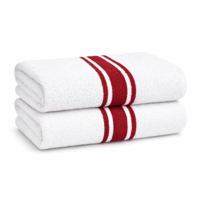 Oversized s 2 Pack, 90x180 cm - Extra Large 100% Cotton Summer Pool Cabana Stripe Highly Absorbent and Soft Towel - Image 5