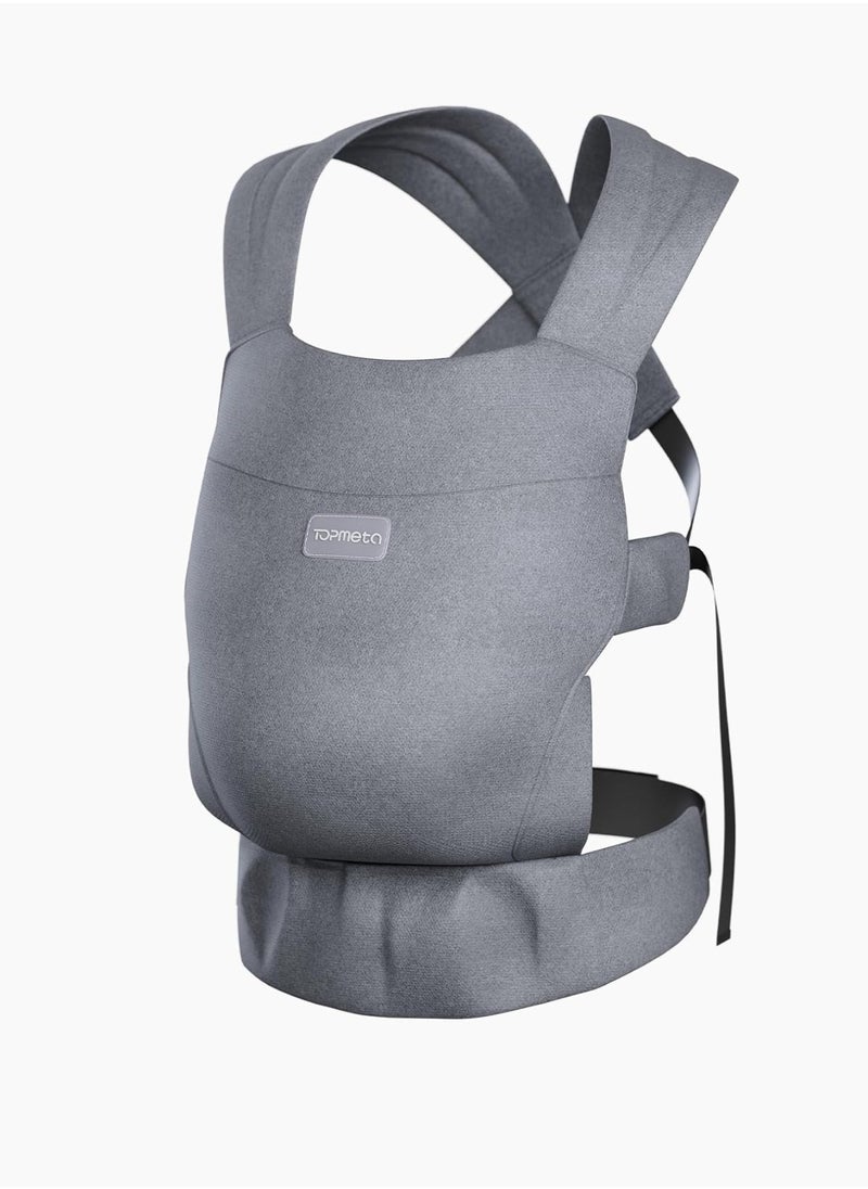 Topmeta - Portable Baby Carrier, Spreadable Wide Shoulder Straps with Ergonomic Support, Lightweight and Compact Baby Wrap Carrier, Cozy Fabric Care for Baby’s Skin, Promotes Healthy Development - Image 1