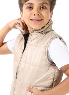 Andora Turtle Neck Bomber Vest For Boys  - Image 5