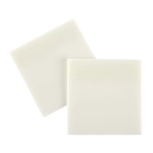 R H lifestyle 100 Sheets Transparent Sticky Notes Set 3 x 3 Inch Translucent Waterproof Clear Sticky Note Aesthetic Memo Pad Post It Study Material Office Stationery 50 Sheets Each (Pack of 2 PCS) - Image 1