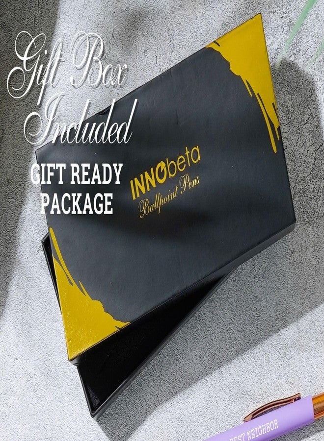 InnoBeta Gifts for Neighbors - Awesome Neighbor Gift, Pens for Good Neighbors, Unique Practical Gift Idea for Community Friends, Writing Pens for Christmas, Holiday Greetings, House Warming (4 Pack) - Image 3