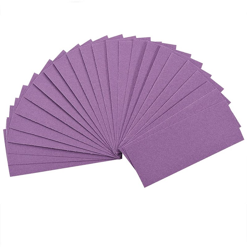 MAXMAN Sandpaper 80 Grit,Wet Dry Sanding Sheets,High Performance Ceramic Abrasive Sand Paper for Wood Furniture Finishing,Metal Grinding,Automotive Polishing,9 x 3.6 Inch,25-Pack - Image 2