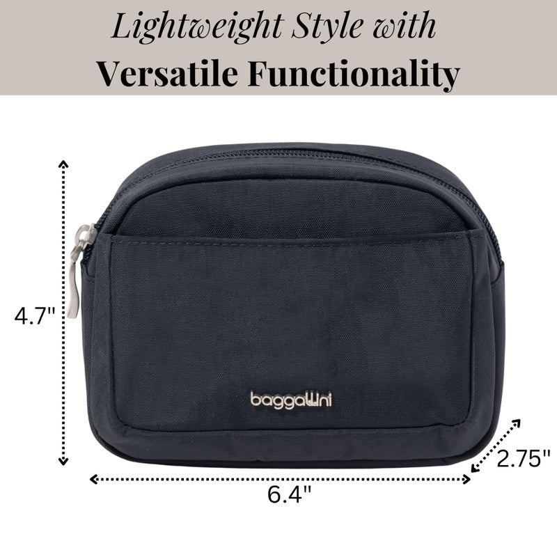 Baggallini Small Pocket Cosmetic - Lightweight 6X4 Makeup Bag - Travel Essentials Makeup Organizer - Image 2