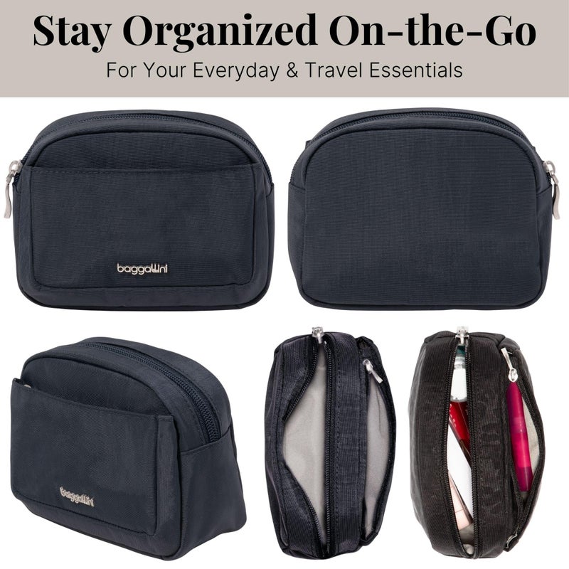 Baggallini Small Pocket Cosmetic - Lightweight 6X4 Makeup Bag - Travel Essentials Makeup Organizer - Image 4