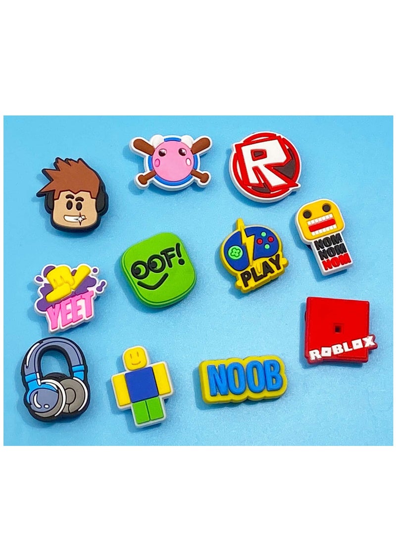 Excefore Shoe Decoration Charms, 21 Pcs Game Shoe Charms, Shoe Charms for Croc Clog Sandals Decoration PVC Croc Pins Accessories, Perfect Gift for Boys Girls Women  - Image 2