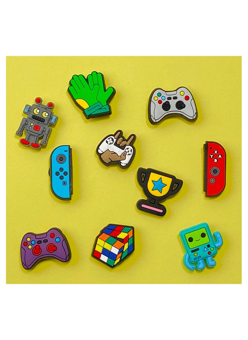 Excefore Shoe Decoration Charms, 21 Pcs Game Shoe Charms, Shoe Charms for Croc Clog Sandals Decoration PVC Croc Pins Accessories, Perfect Gift for Boys Girls Women  - Image 3