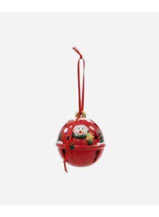 10cm LED Christmas Bell Decor Light-Up Festive Ornament for Tree, Table & Holiday Decoration