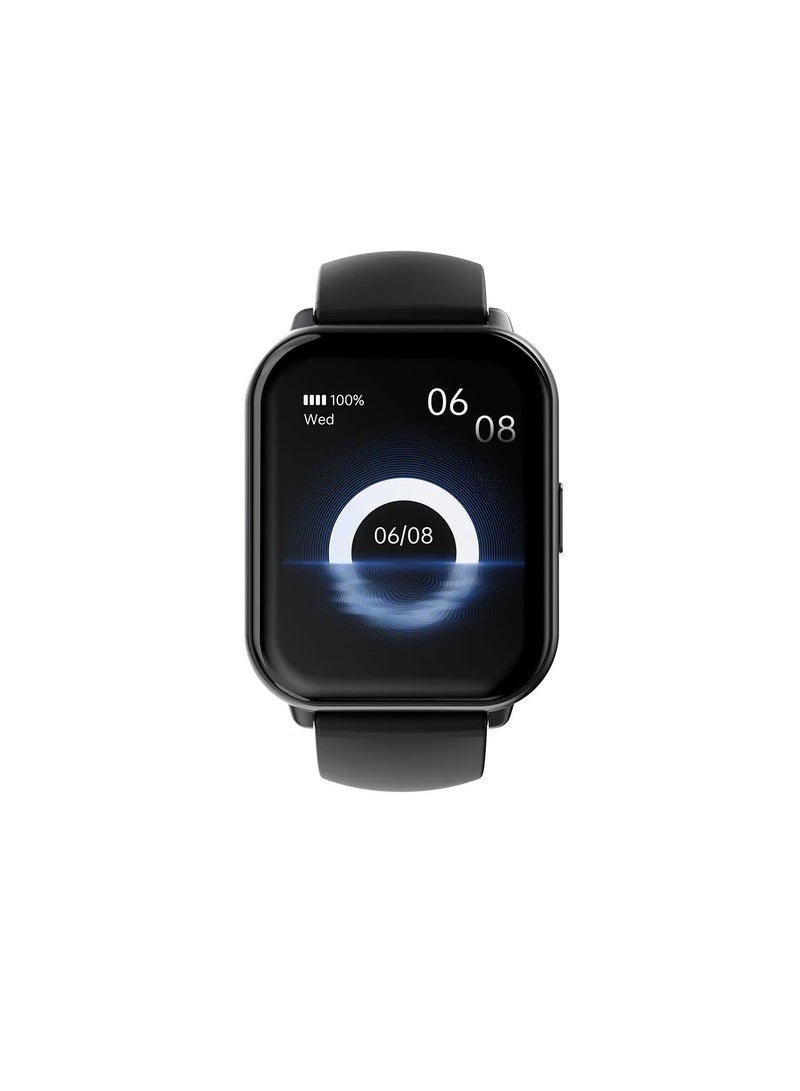 HiFuture Zone2 1.96" IPS Display BT calling smart watch - Black (ZONE2 BLACK) - Image 1
