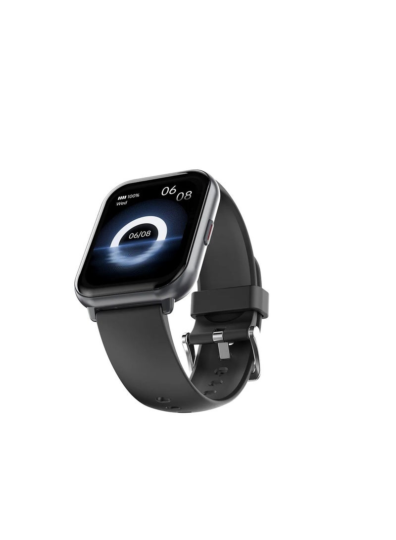 HiFuture Zone2 1.96" IPS Display BT calling smart watch - Black (ZONE2 BLACK) - Image 2