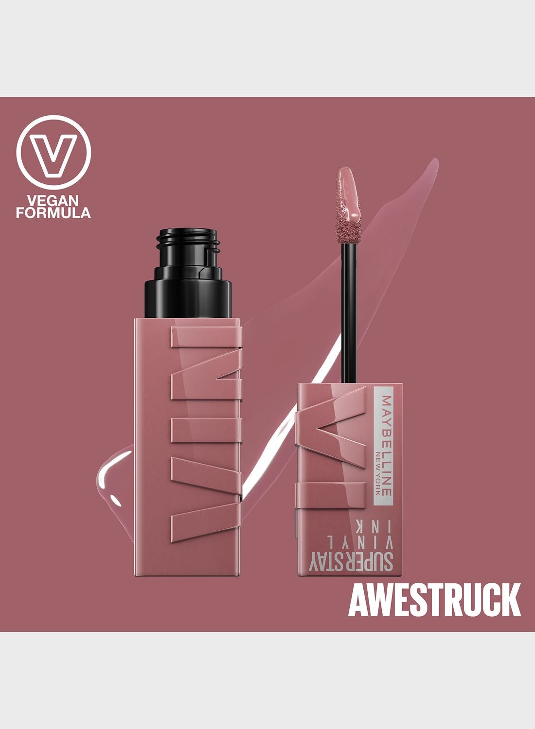 أحمر شفاه لامع ميبيلين نيويورك سوبر ستاي فينيل انك...