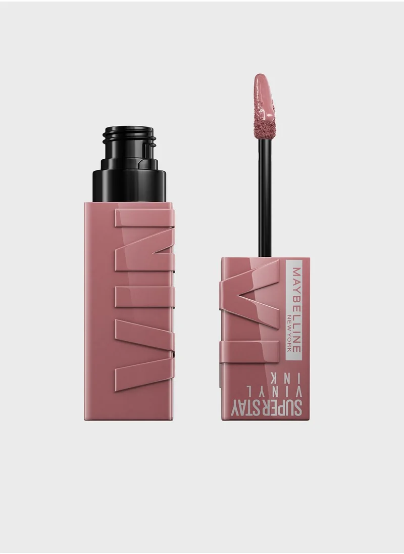 MAYBELLINE NEW YORK Maybelline New York Super Stay Vinyl Ink Nudes Longwear Transfer Proof Gloss Lipstick, Awestruck