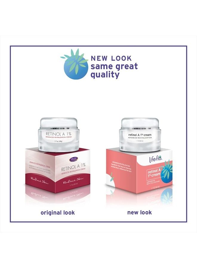 Life-flo Retinol A 1% Night Cream, Advanced Facial Moisturizer w/Retinol Vitamin A and Green Tea, Revitalizes and Refines Skin, Diminishes Look of Fine Lines and Wrinkles, Not Tested on Animals 1.7oz - Image 2