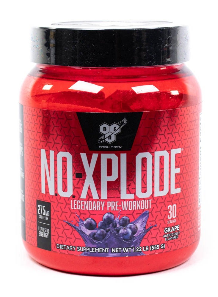 BSN N.O.-Xplode Legendary Pre-Workout Grape Flavor 30 Servings - Image 5