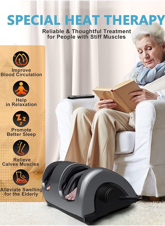 Garlo Shiatsu Foot Massager with Heat-Foot Massager Machine for Neuropathy, Plantar Fasciitis and Pain Relief-Massage Foot, Leg, Calf, Ankle with Deep Kneading Heat Therapy, Gift for Mother  - Image 5