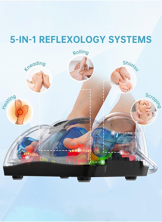 Garlo Shiatsu Foot Massager with Heat-Foot Massager Machine for Neuropathy, Plantar Fasciitis and Pain Relief-Massage Foot, Leg, Calf, Ankle with Deep Kneading Heat Therapy, Gift for Mother  - Image 2