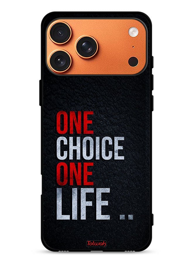 Tolwak Apple iPhone 17 Pro Max Protective Case Cover One Choice One Life - Image 1
