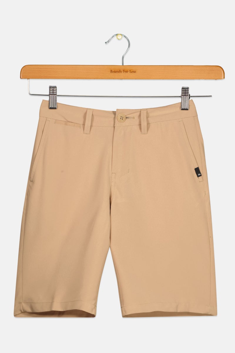 QUIKSILVER Kids Boy Solid Board Shorts, Beige - Image 1