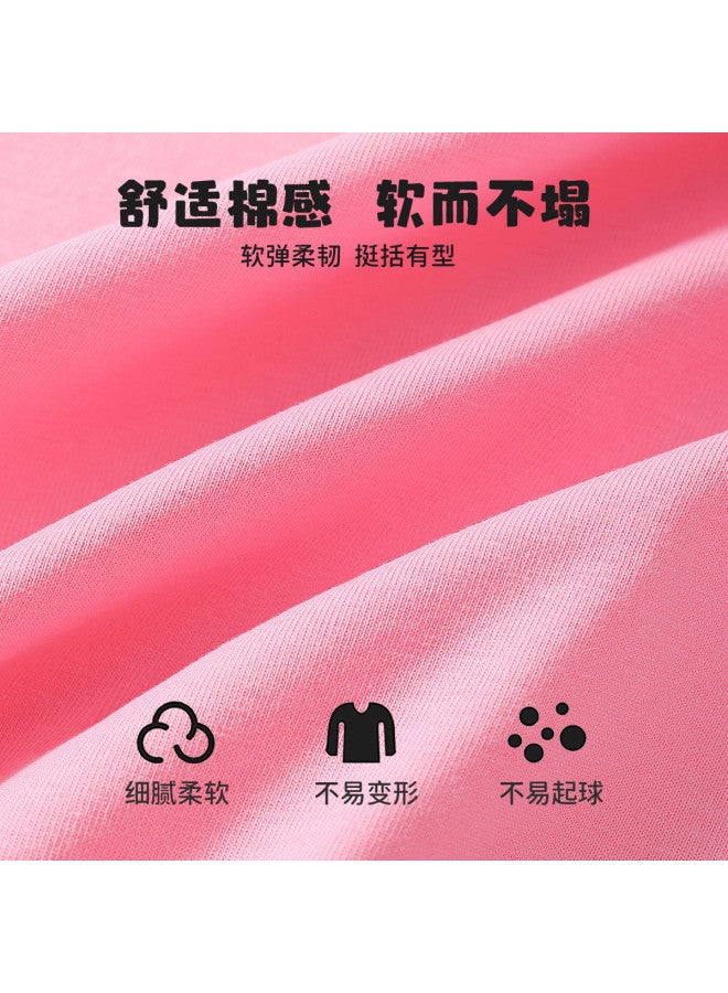 Peppa Pig spring Girls' Pure Cotton Breathable Long Sleeve Pullover T-shirt Cartoon Casual Baby Tee - Image 3