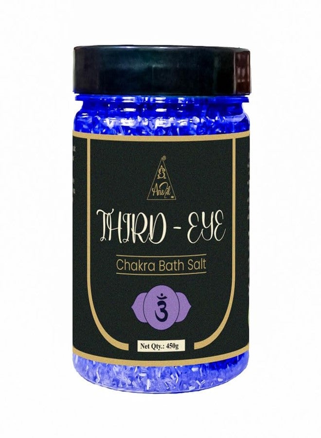 Anshil Third eye Chakra Bath Salt || Chakra Balancing Bath Salt || Pure & Natural ||Purifying and Cleansing Bath Salt (450gm) - Image 1