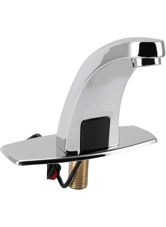 The Bros Touchless Bathroom Faucet, Sensor Faucet, Multifunctional Infrared Sensing High Sensitivity Handsfree Energy Saving Automatic Sensor Bathroom Alloy DC Type - Image 1