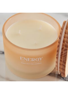 Home Box Nourish Energy Jar Candle with Wooden Lid 292 g  - Image 3
