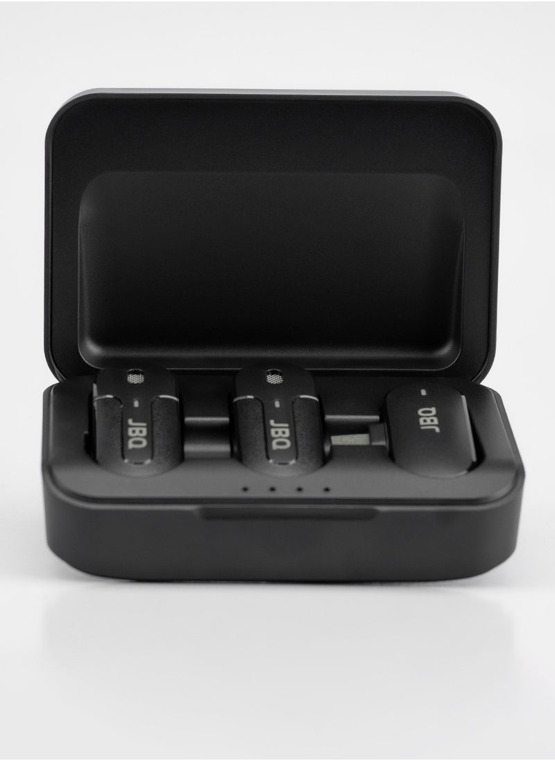 JBQ - Wireless Lavalier Microphone 30m Range, 5-Hour Battery For Video Recording Vlogging, YouTube Interview, 100ft,3 Mode Denoise - Image 1