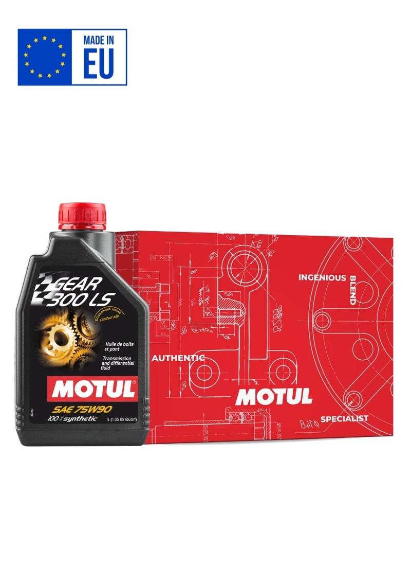 MOTUL - GEAR 300 LS 75W-90 I (12x1 Liter Carton) I Imported from Europe - Image 1