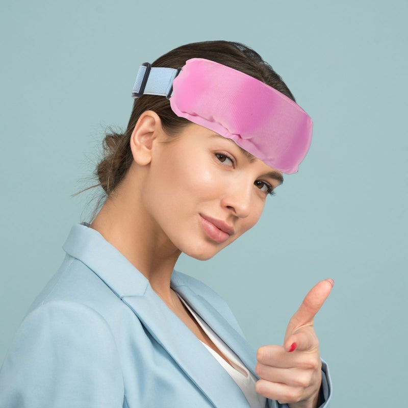 Cold Hot Compress Belt Ice Pack Headband Reusable Gel Ice Pack Adjustable Ice Pack Belt - Image 2