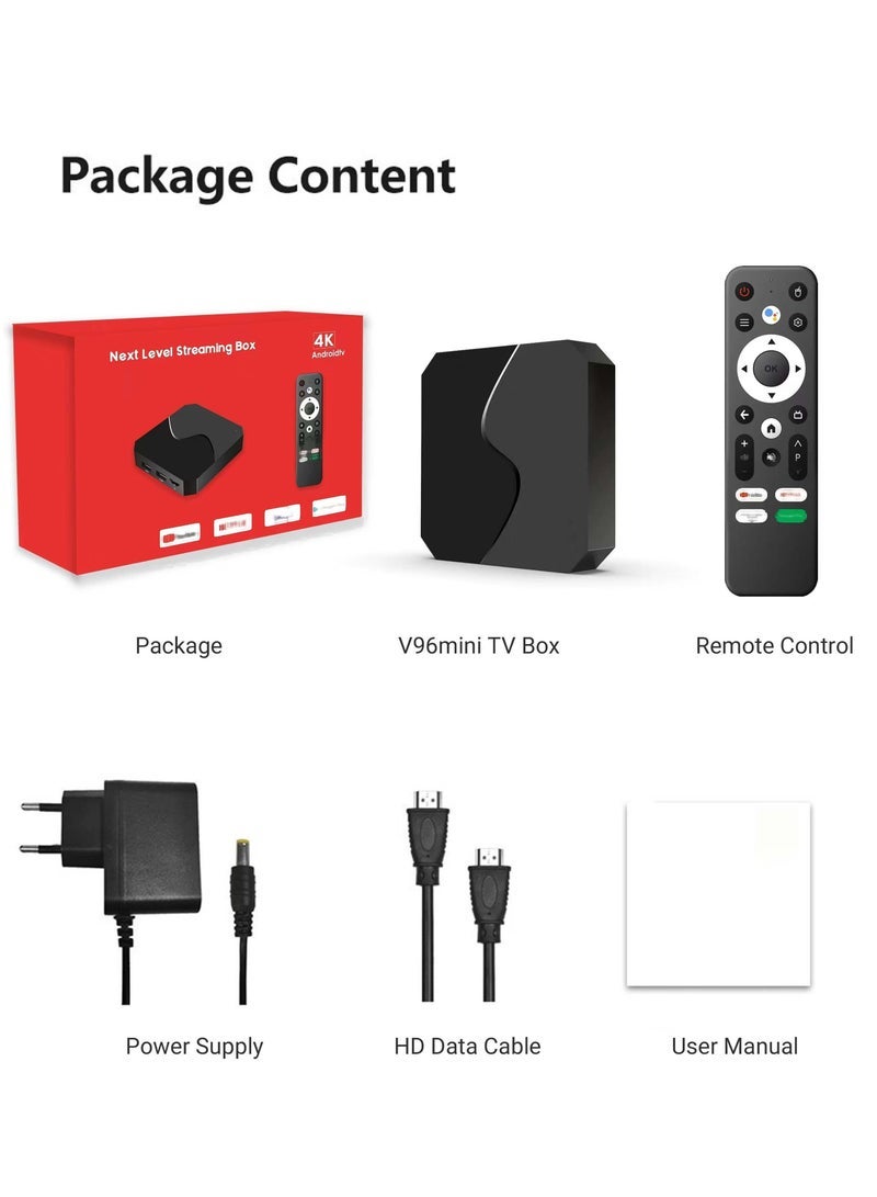 JAJEEK Mini Android 12 TV Box – 8GB RAM, 128GB Storage | 8K/4K HDR Streaming | Bluetooth 5.0 | Voice Remote | App & IPTV Support - Image 5