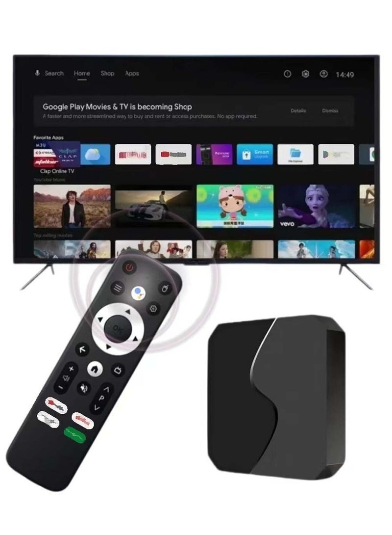 JAJEEK Mini Android 12 TV Box – 8GB RAM, 128GB Storage | 8K/4K HDR Streaming | Bluetooth 5.0 | Voice Remote | App & IPTV Support - Image 4