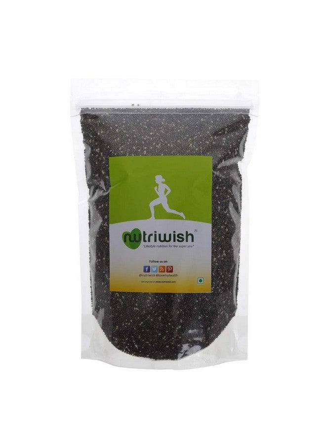 Nutriwish Premium Chia Seeds 500 Gm | - Omega-3 And Fiber Rich Superfood  - Image 1
