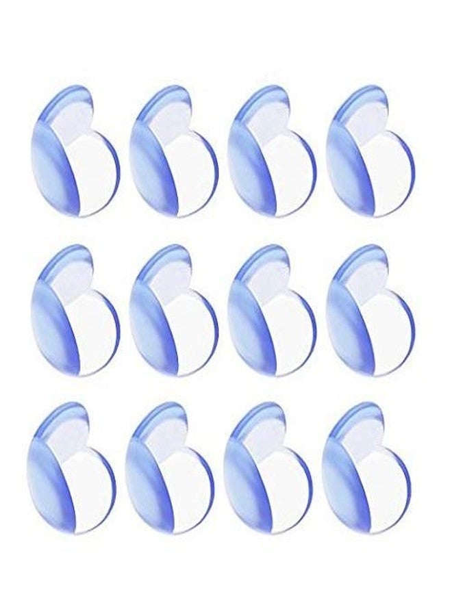 Iktu Baby Safety Corner Guards Infant Bumpers Edge Corner Guards Table Safety Guard Protector Clear Soft Corner Cushions (12 Pieces) - Image 1