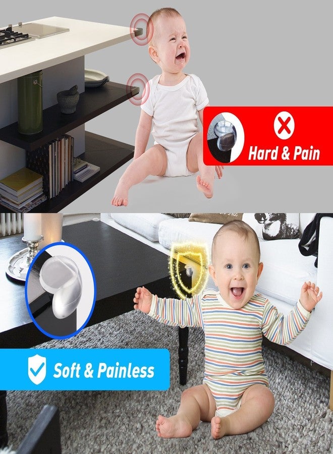 Iktu Baby Safety Corner Guards Infant Bumpers Edge Corner Guards Table Safety Guard Protector Clear Soft Corner Cushions (12 Pieces) - Image 5