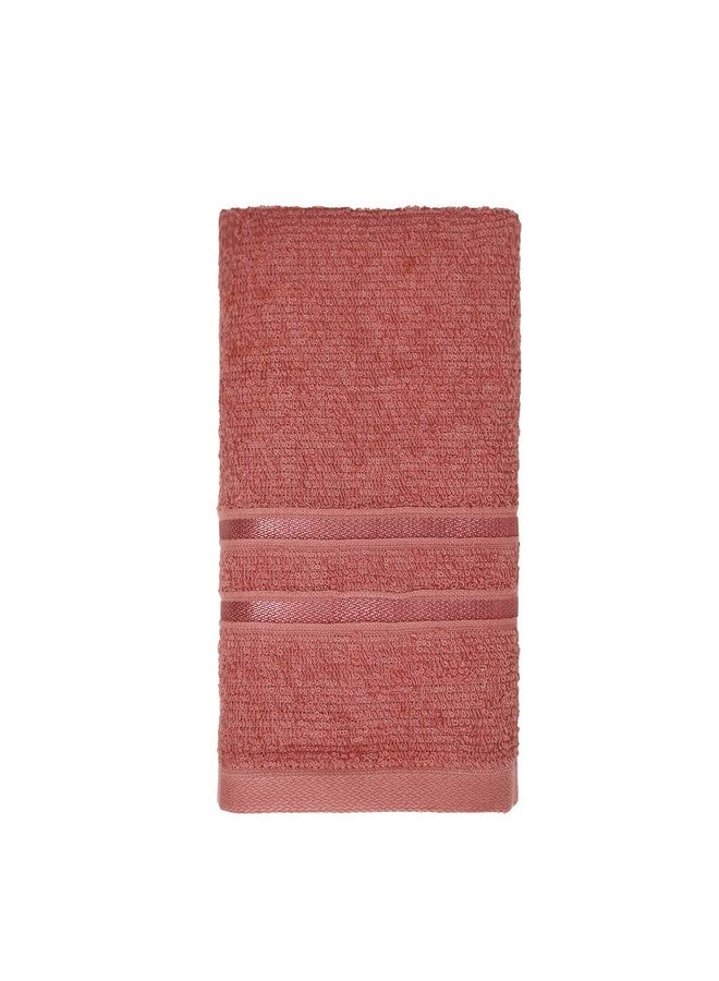 MYTRIDENT Comfort Living Hand Towels, 100% Cotton, Highly Absorbent, Super Soft, 2 Piece Set, 400 GSM, Gym, Spa -Apple Red - Image 2
