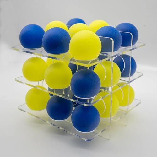 TMKCW Qubic3D Tic Tac Toe Game Family stragic tic tac Toe for Kids or Adults Above 4 Years Unique Gifts for Special Day Great Aesthetic Board Game to Coffee Table Decor - Image 1