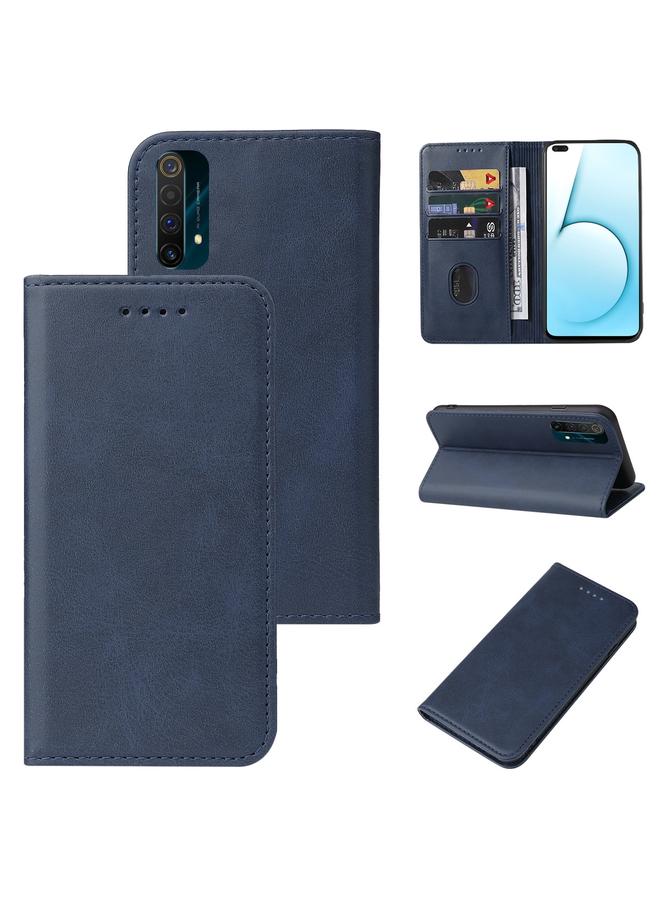 اس-توب جراب هاتف Realme X50 5G بإغلاق مغناطيسي من الجلد - Image 1