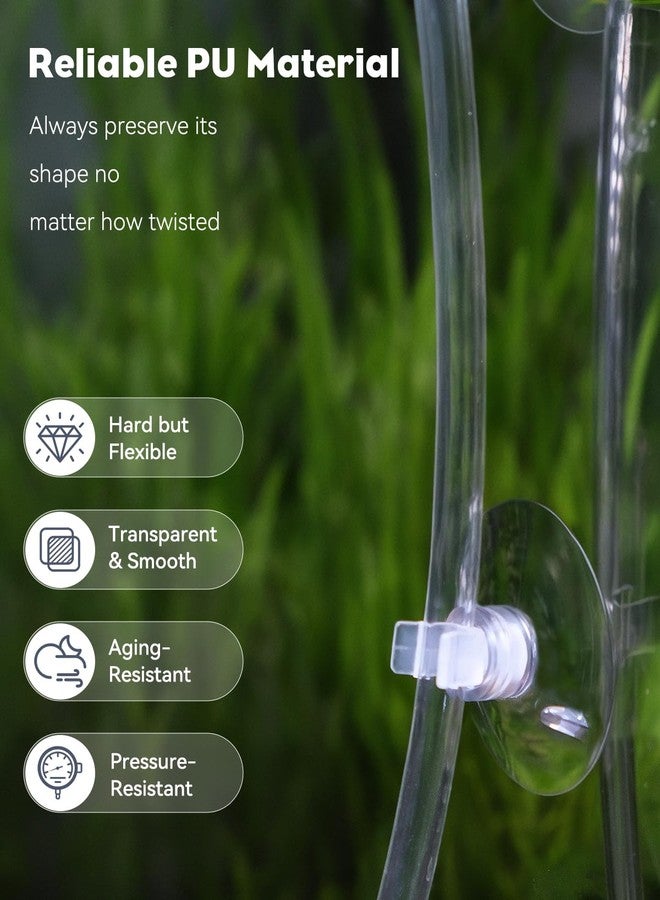 باوفلي أنبوب Pawfly بطول 16 قدمًا مقاوم لثاني أكسيد الكربون، أنبوب هواء قياسي 3/16 بوصة لنظام ثاني أكسيد الكربون في أحواض السمك، أنبوب شفاف لثاني أكسيد الكربون في أحواض السمك، أنبوب هواء مرن من البولي يوريثان مقاوم للانثناء مع أكواب شفط وموصلات. - Image 5