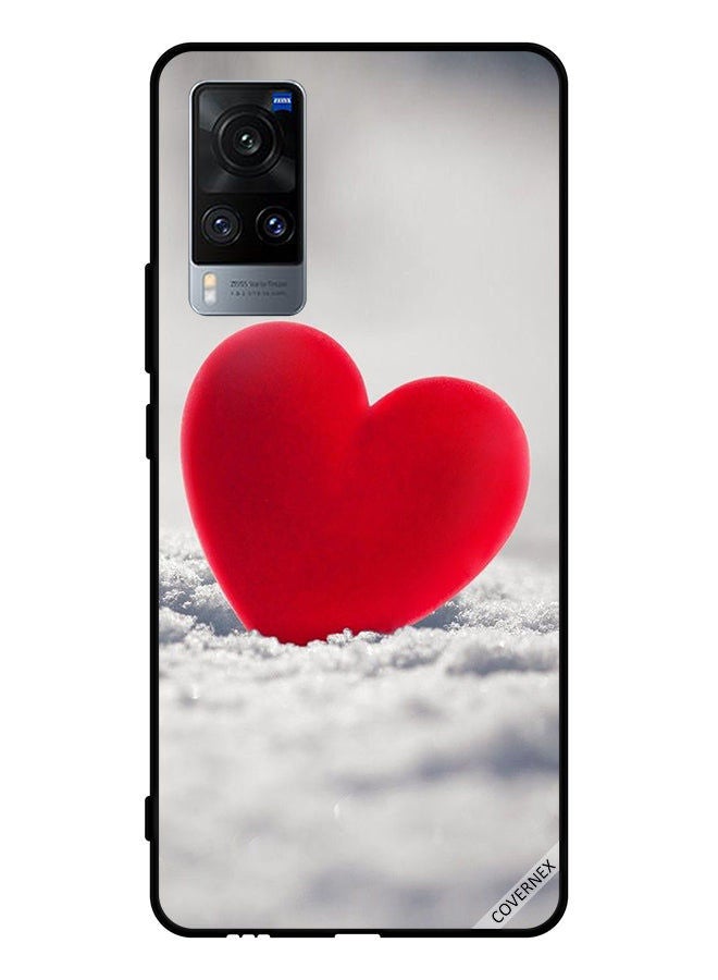 Covernex Protective Case Cover For Vivo X60 Lovely Red Heart - Image 1