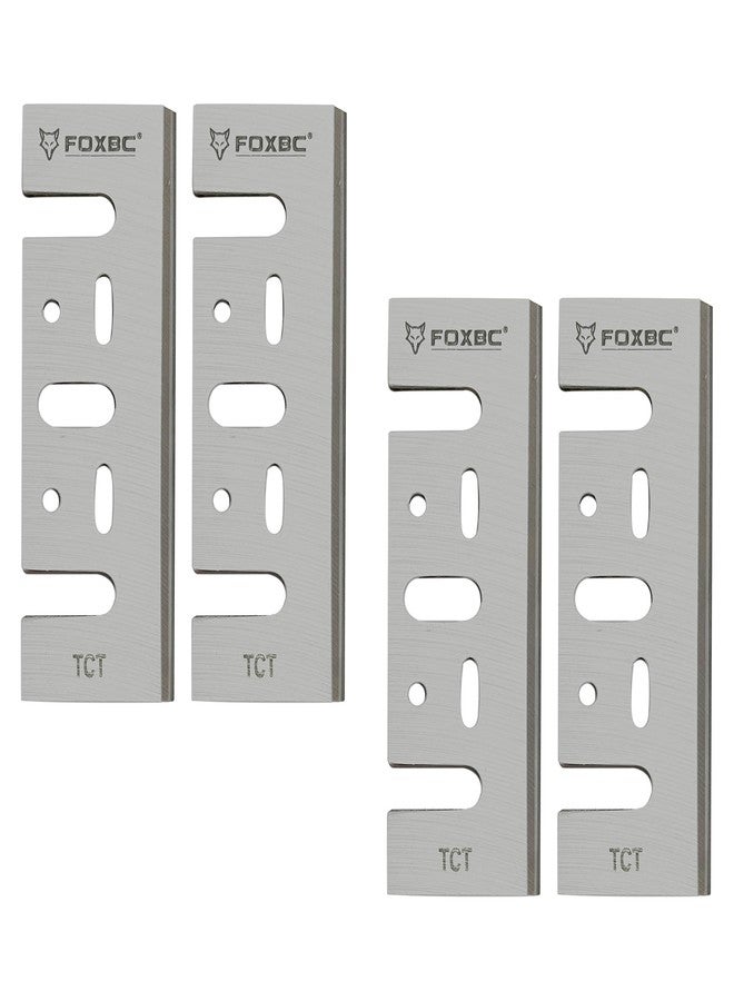 FOXBC 3-1/4 Inch Tungsten‑Carbide Planer Blades Replacement for Makita, DeWalt, Bosch, Ryobi and Most Hand-Held Planer - 2 Sets - Image 4