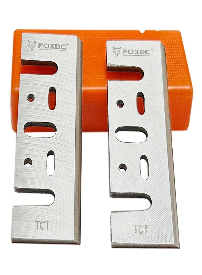FOXBC 3-1/4 Inch Tungsten‑Carbide Planer Blades Replacement for Makita, DeWalt, Bosch, Ryobi and Most Hand-Held Planer - 2 Sets - Image 5
