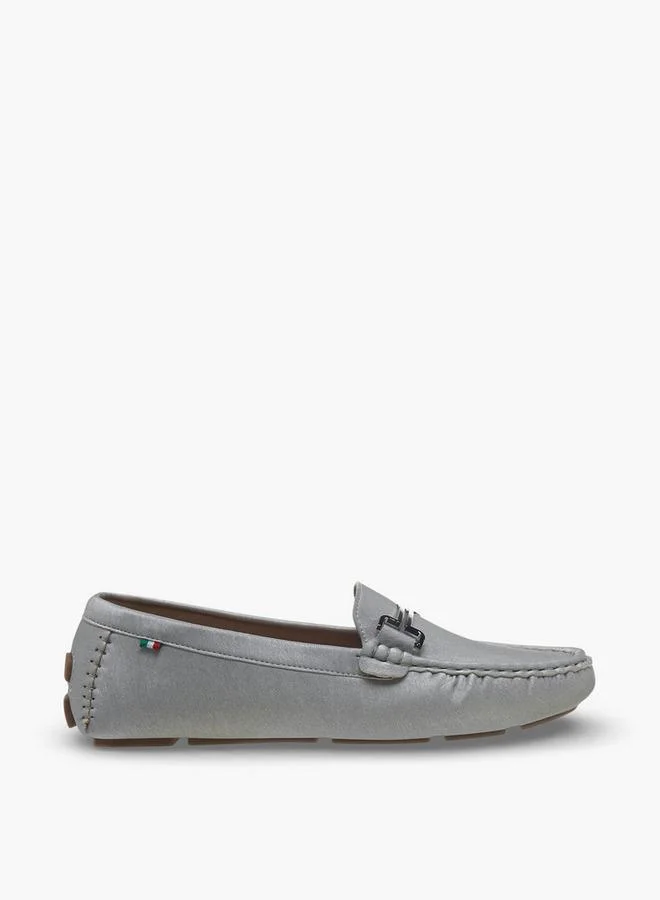 Renzo Ruganni SILVER Women Slip-On Loafers for Women | Best Price UAE