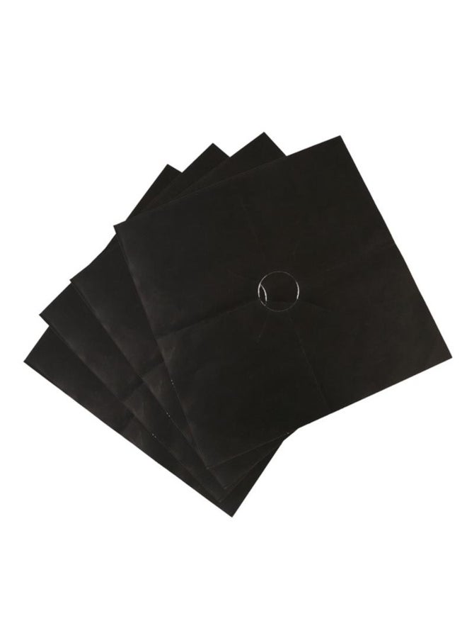 4pcs Reusable Gas Cooktop Protector Oil Splash Easy Clean Pad 