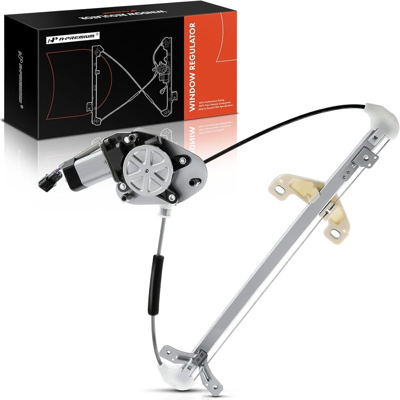 A-Premium Power Window Regulator with Motor for Honda Accord 2003-2007 Sedan Rear Left Driver Side - Image 1